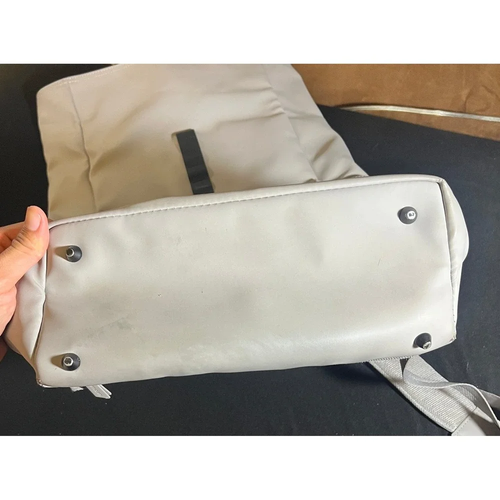 Gaston Luga - Backpack Stockholm Waterproof Off White Travel Bag